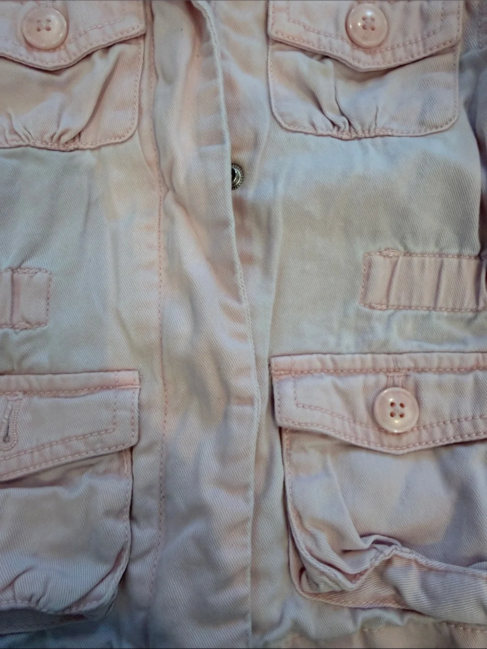 OshKosh B'gosh Pale Pink Hooded Girls Spring Jacket Size 2T - C11-612